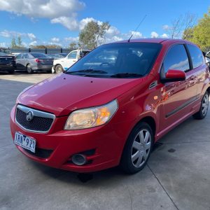 Car Wreckers - Holden Barina 2009 Red Manual Petrol
