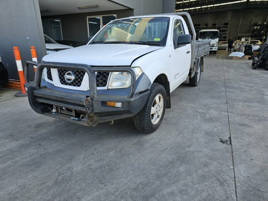 Car Wreckers - Nissan Navara 2009 White Manual Diesel - Car Parts, Used Parts, Auto Parts