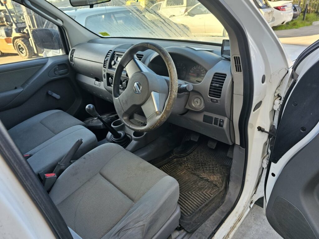 Car Wreckers - Nissan Navara 2009 White Manual Diesel - Car Parts, Used Parts, Auto Parts