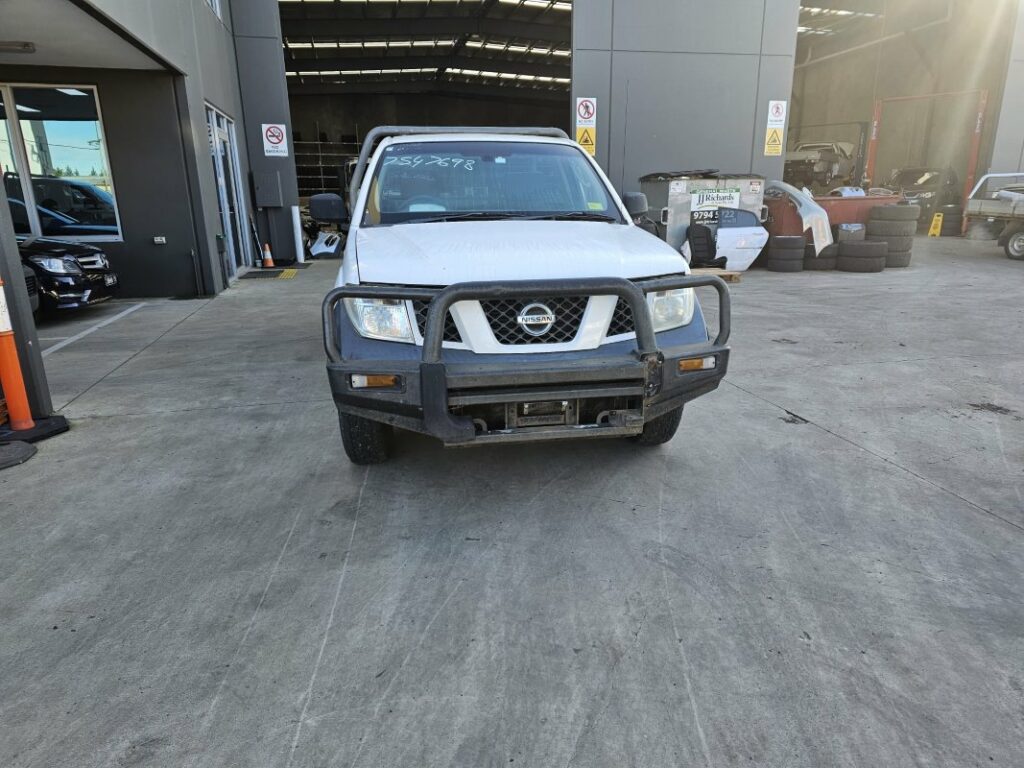 Car Wreckers - Nissan Navara 2009 White Manual Diesel - Car Parts, Used Parts, Auto Parts