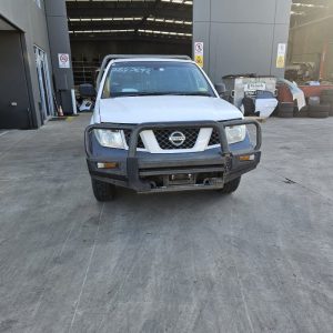 Car Wreckers - Nissan Navara 2009 White Manual Diesel - Car Parts, Used Parts, Auto Parts