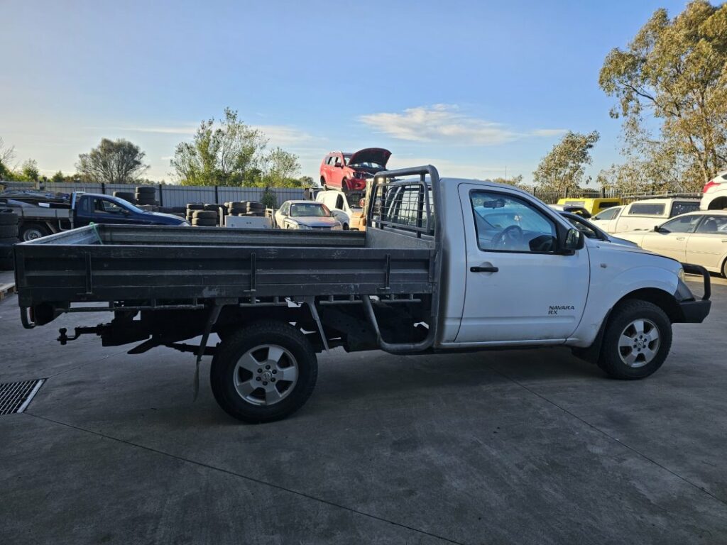 Car Wreckers - Nissan Navara 2009 White Manual Diesel - Car Parts, Used Parts, Auto Parts