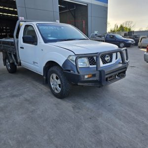 Car Wreckers - Nissan Navara 2009 White Manual Diesel - Car Parts, Used Parts, Auto Parts