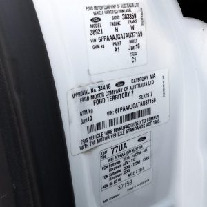 Car Wrecking - 2010 Ford Territory