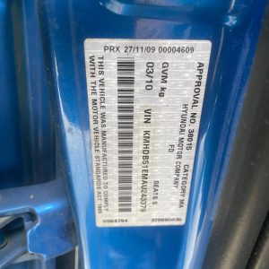 Car Wreckers - Hyundai i30 2010 Blue Auto Petrol