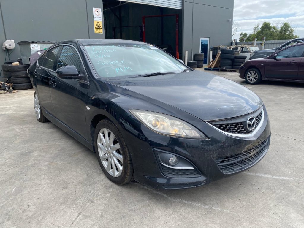 Car Wreckers - Mazda 6 2010 Black Auto Petrol