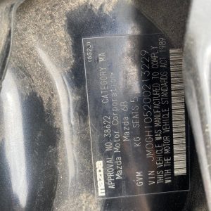 Car Wreckers - Mazda 6 2010 Black Auto Petrol