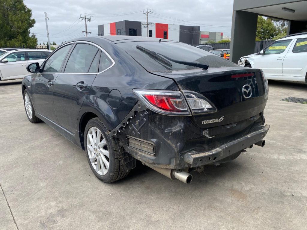 Car Wreckers - Mazda 6 2010 Black Auto Petrol