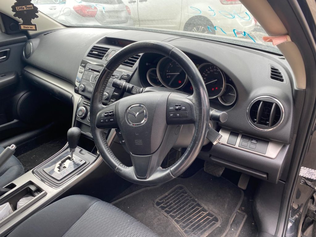 Car Wreckers - Mazda 6 2010 Black Auto Petrol