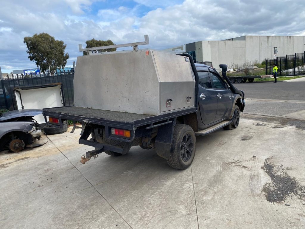 Car Wreckers - Mitsubishi Triton 2010 Black Manual Diesel