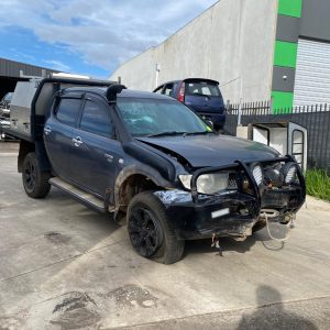 Car Wreckers - Mitsubishi Triton 2010 Black Manual Diesel