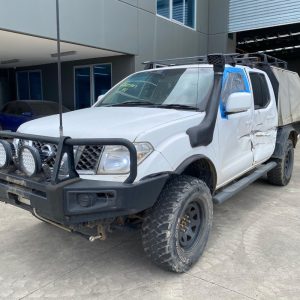 Car Wreckers - Nissan Navara 2010 White Manual Diesel