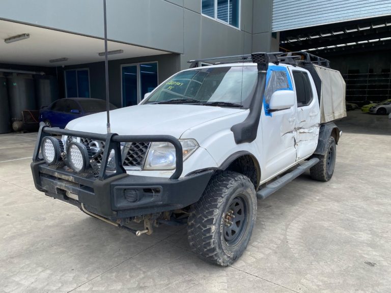 Car Wreckers - Nissan Navara 2010 White Manual Diesel