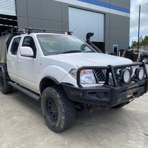 Car Wreckers - Nissan Navara 2010 White Manual Diesel