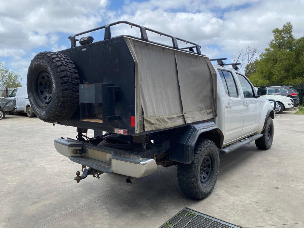 Car Wreckers - Nissan Navara 2010 White Manual Diesel