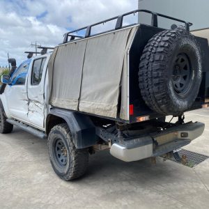 Car Wreckers - Nissan Navara 2010 White Manual Diesel