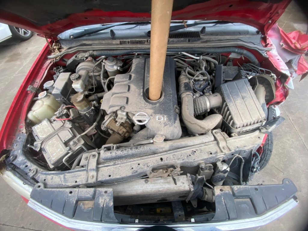 Car Wreckers - Nissan Navara 2011 Red Manual Diesel