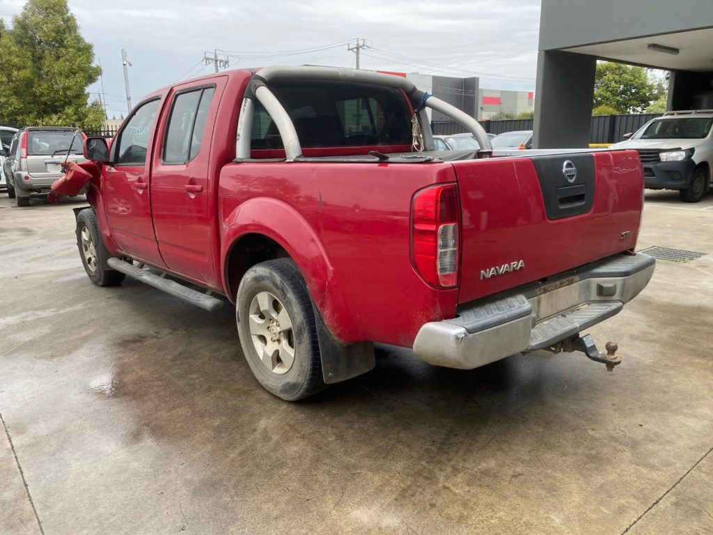 Car Wreckers - Nissan Navara 2011 Red Manual Diesel