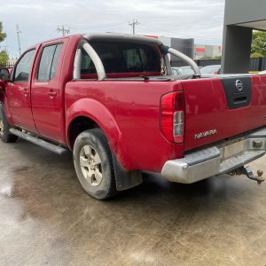 Car Wreckers - Nissan Navara 2011 Red Manual Diesel