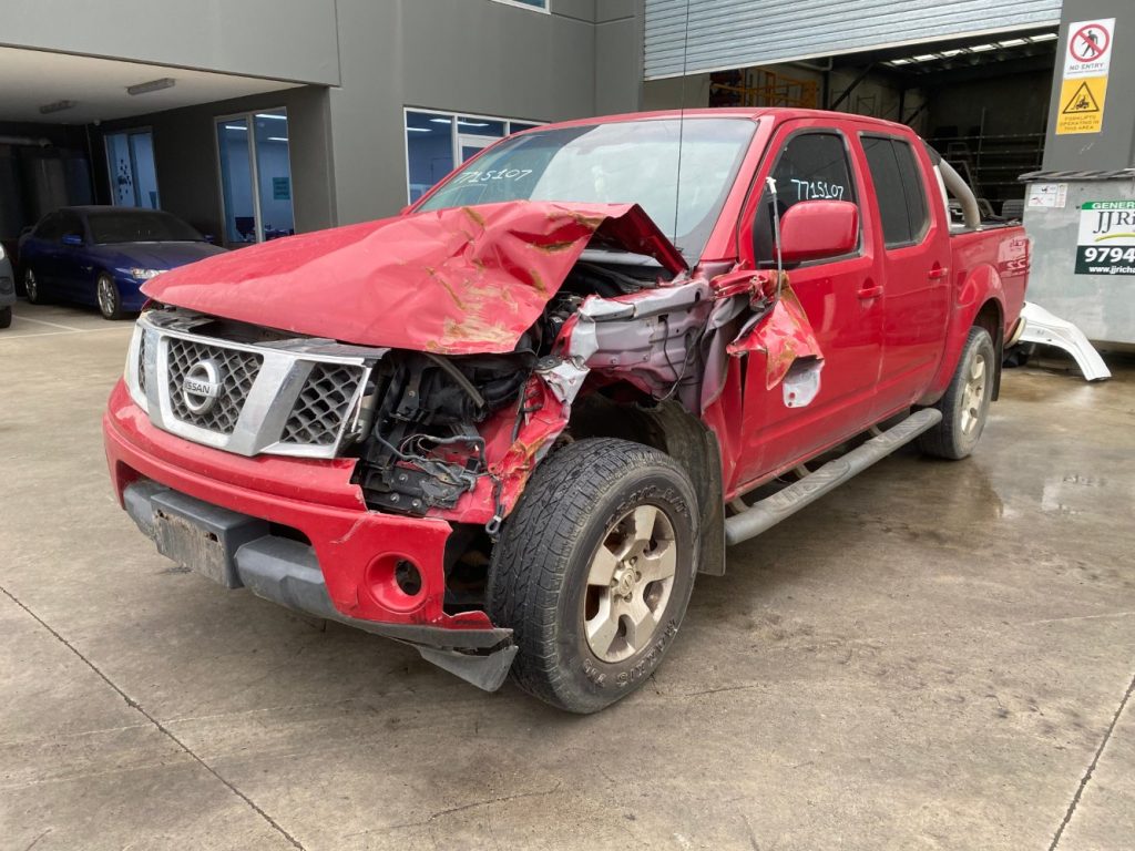 Car Wreckers - Nissan Navara 2011 Red Manual Diesel