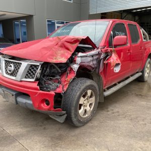 Car Wreckers - Nissan Navara 2011 Red Manual Diesel