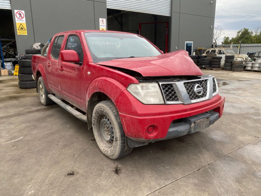 Car Wreckers - Nissan Navara 2011 Red Manual Diesel