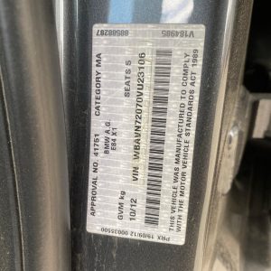 Car Wreckers - BMW X1 2012 Grey Auto