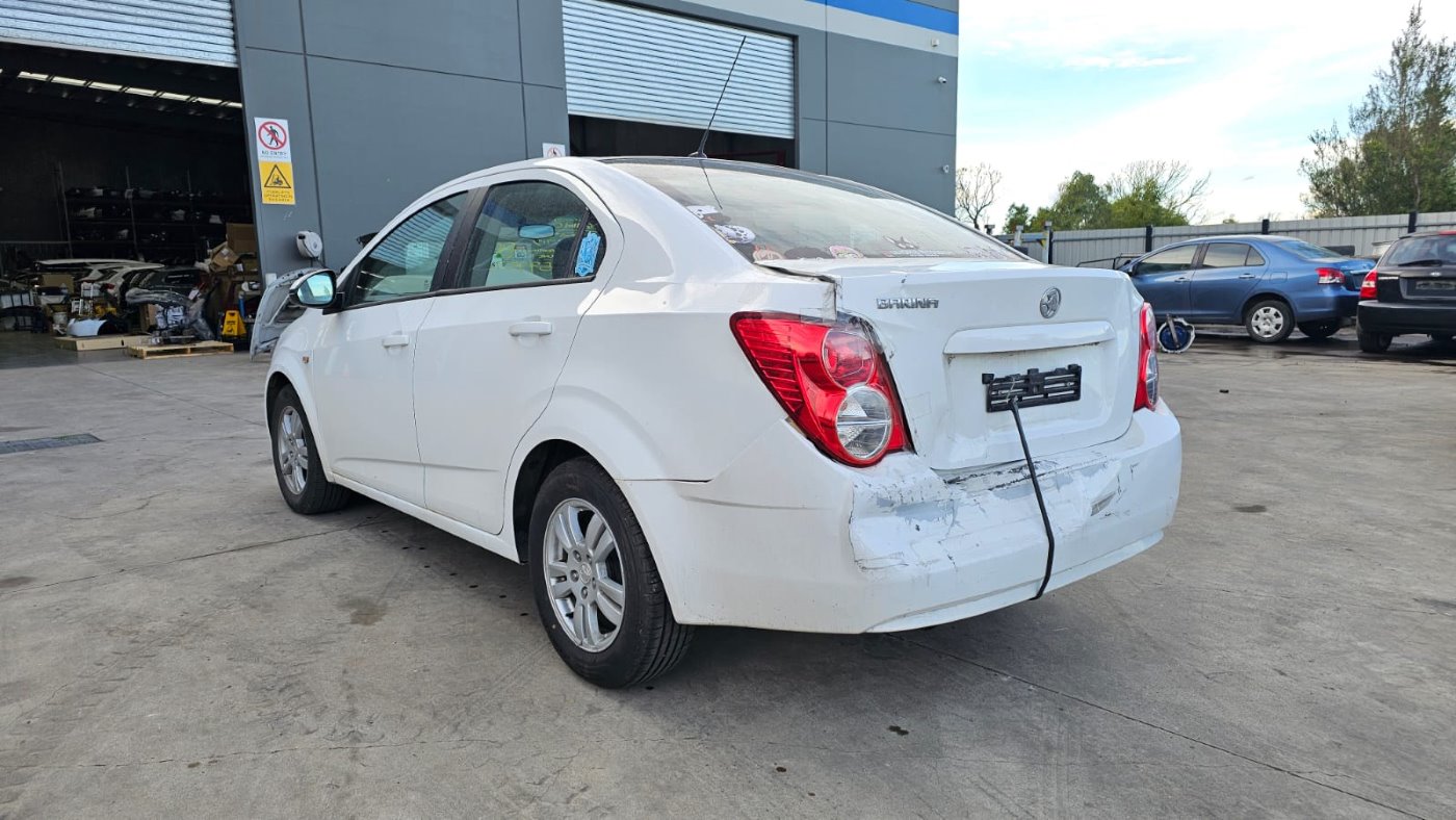 Car Wreckers - Holden Barina 2012 White Auto Petrol