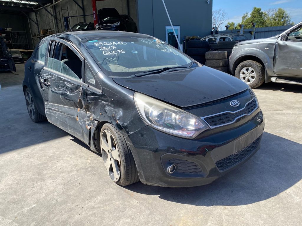 Car Wreckers - Kia Rio 2012 Black Auto Petrol