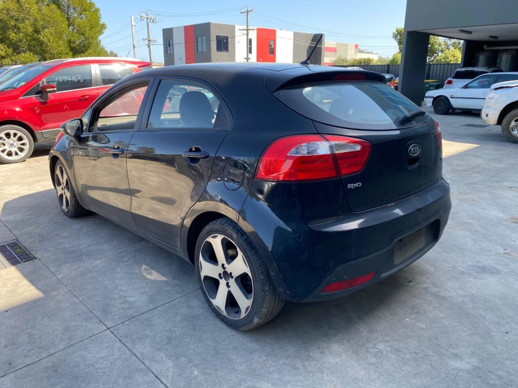 Car Wreckers - Kia Rio 2012 Black Auto Petrol