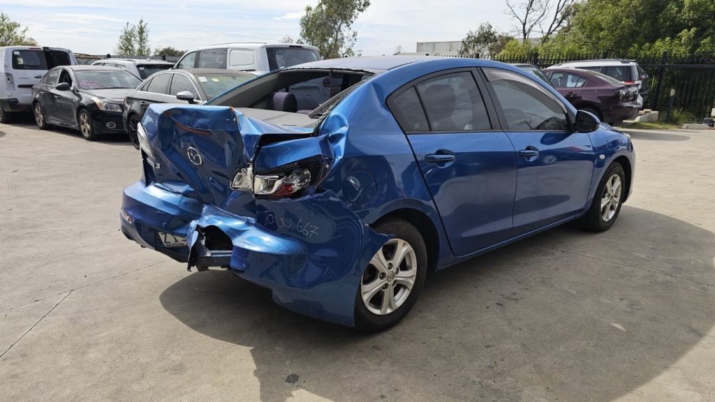 Car Wreckers - Mazda 3 2012 Blue Auto Petrol