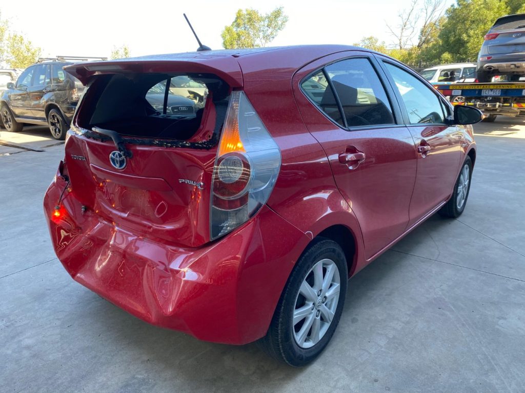 Car Wreckers - Toyota Prius 2012 Red Auto Petrol/Electric