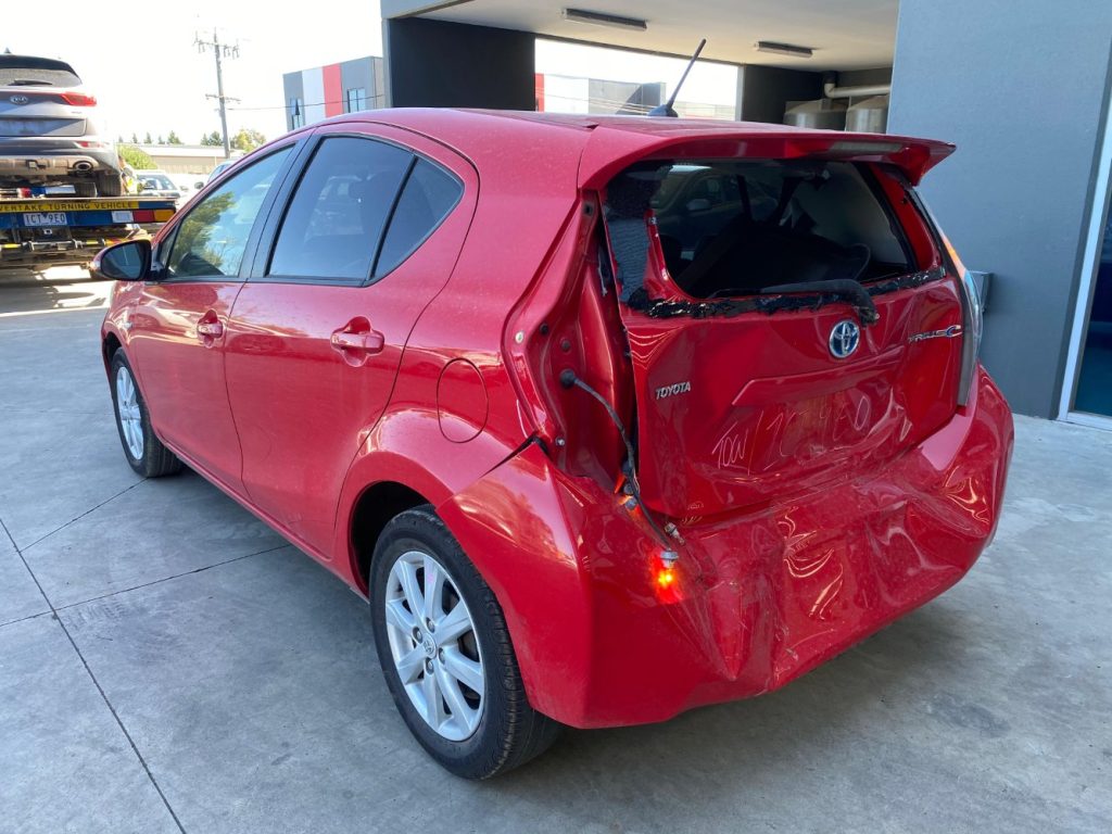 Car Wreckers - Toyota Prius 2012 Red Auto Petrol/Electric