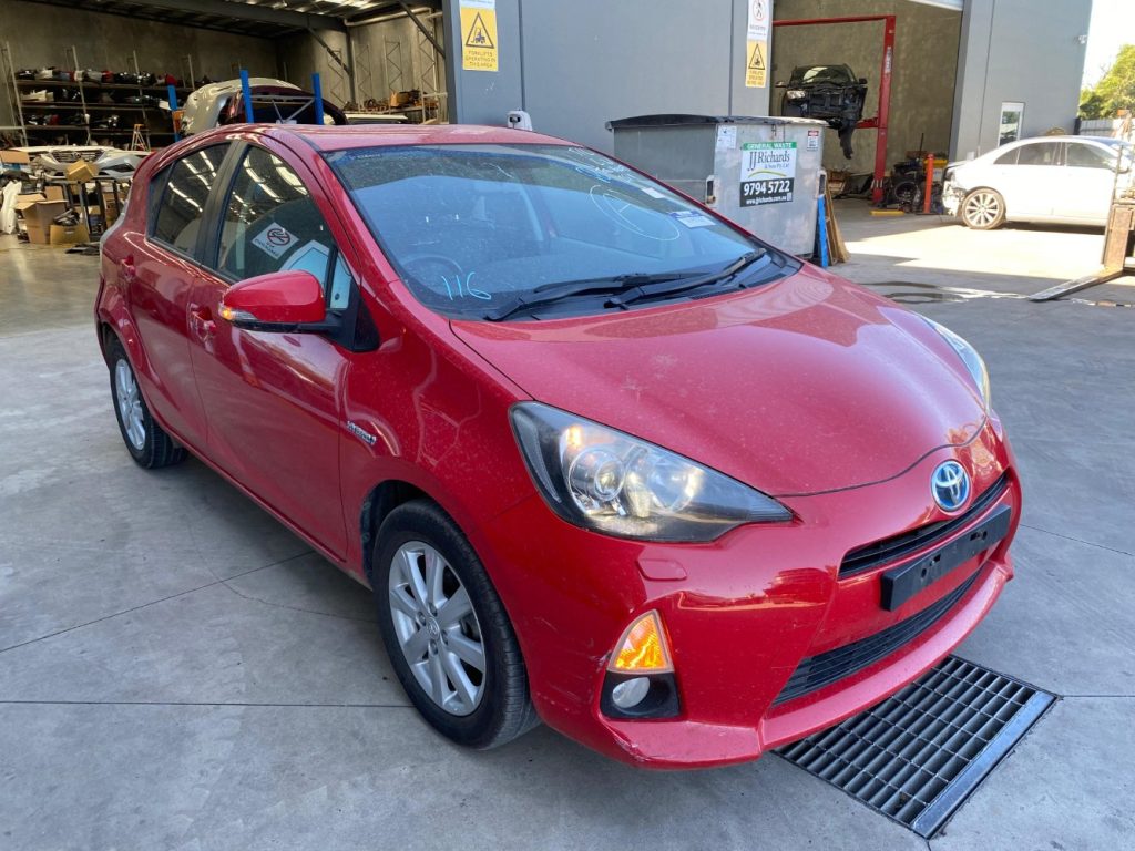 Car Wreckers - Toyota Prius 2012 Red Auto Petrol/Electric