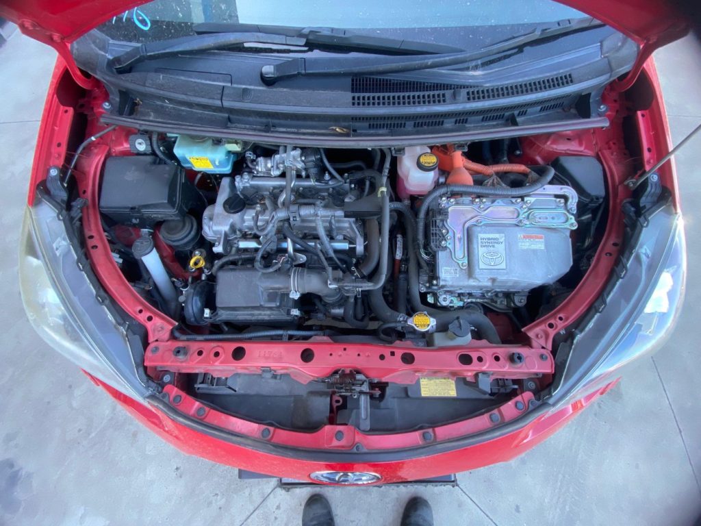 Car Wreckers - Toyota Prius 2012 Red Auto Petrol/Electric