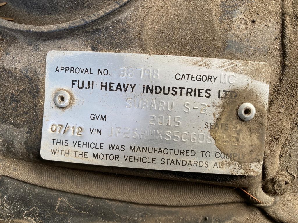 Car Wreckers - Subaru Forester 2012 Blue Auto Petrol