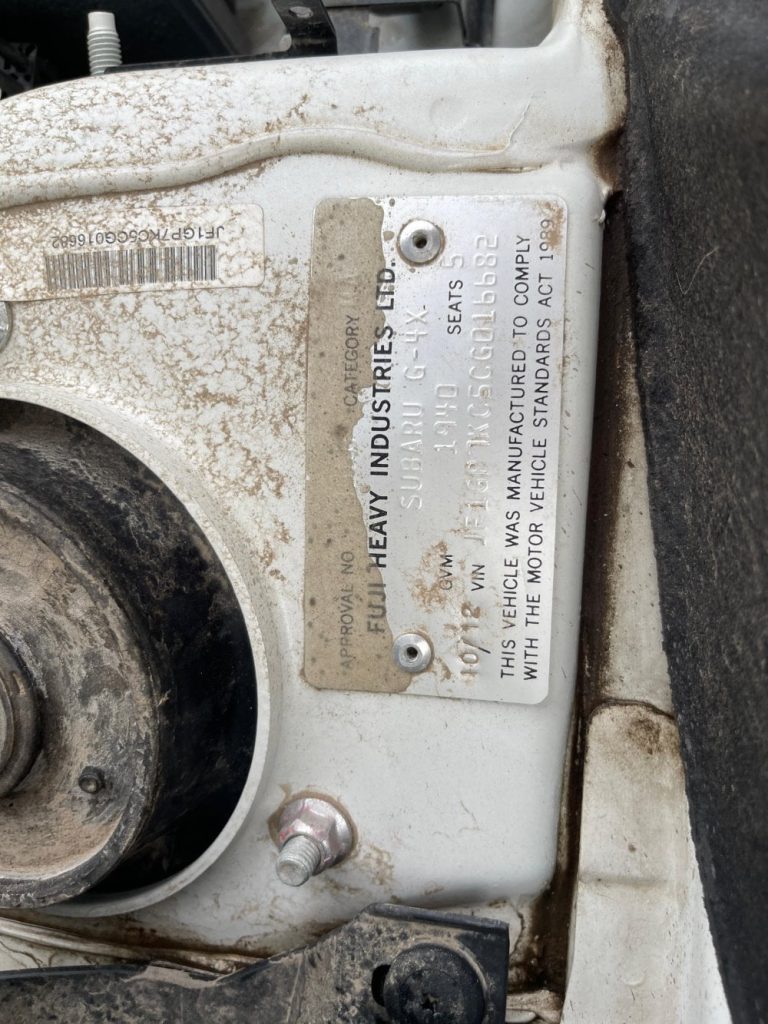 Subaru XV 2012 G33GP,GP7 i 2.0L FB20B Euro 5 DOHC 16v Petrol Flat4 110kW SUV AWD