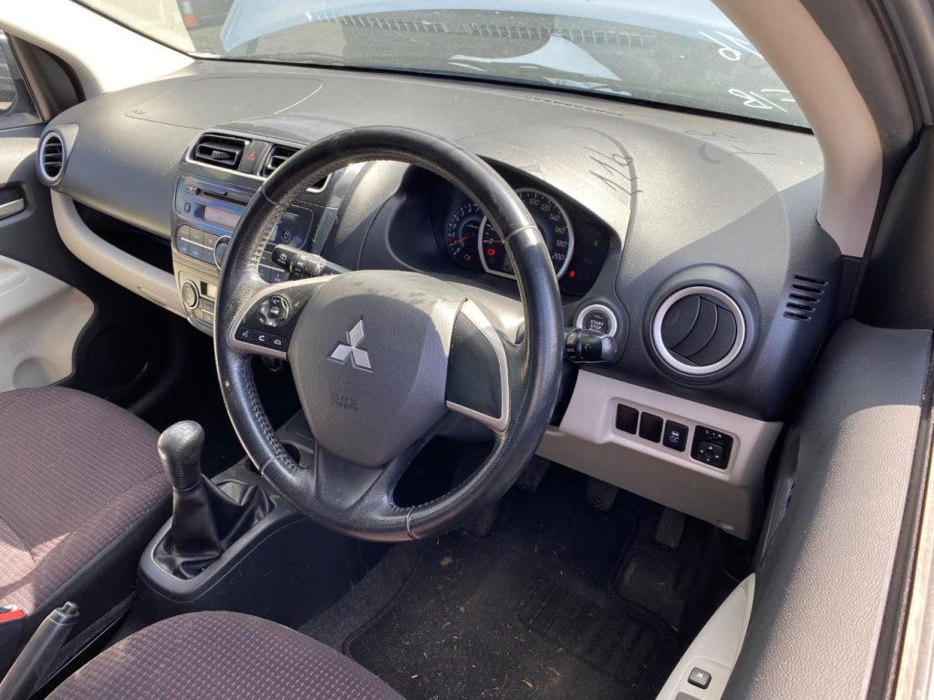 Car Wreckers - Mitsubishi Mirage 2012 Silver Auto Petrol