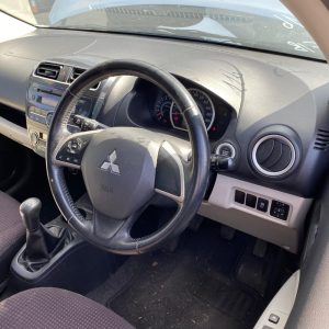 Car Wreckers - Mitsubishi Mirage 2012 Silver Auto Petrol