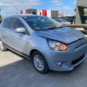 Car Wreckers - Mitsubishi Mirage 2012 Silver Auto Petrol