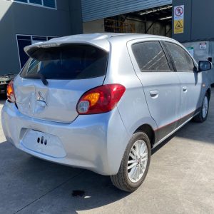 Car Wreckers - Mitsubishi Mirage 2012 Silver Auto Petrol