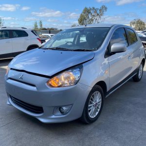 Car Wreckers - Mitsubishi Mirage 2012 Silver Auto Petrol