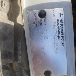 Car Wreckers - Mitsubishi Triton 2012 Silver Manual Diesel