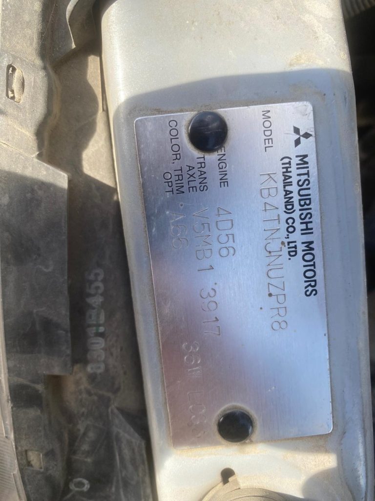 Car Wreckers - Mitsubishi Triton 2012 Silver Manual Diesel