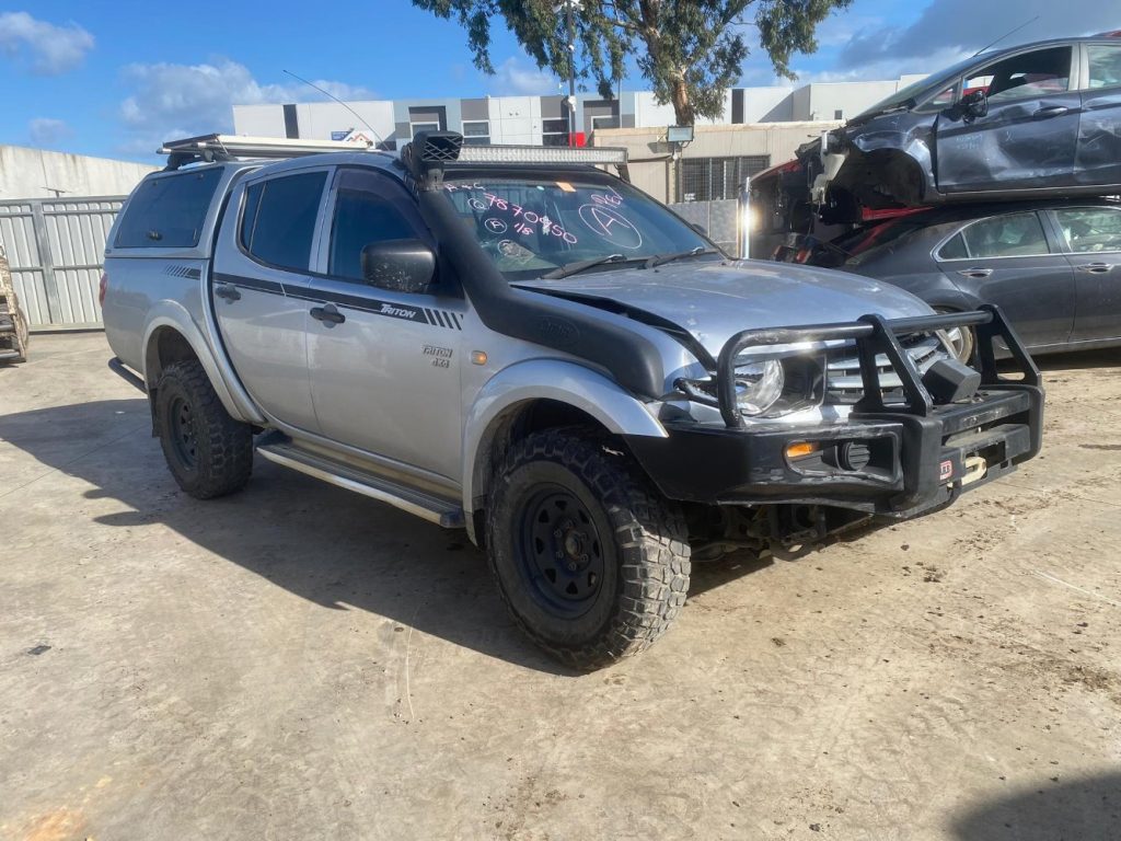 Car Wreckers - Mitsubishi Triton 2012 Silver Manual Diesel