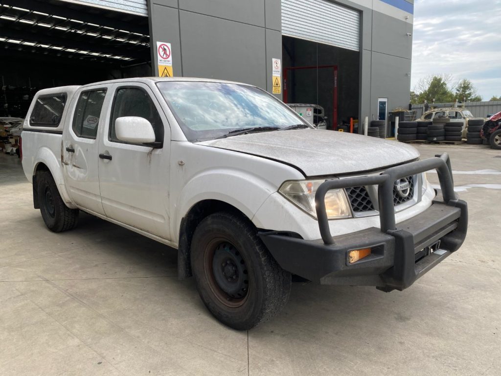 Car Wreckers - Nissan Navara 2012 White Auto Diesel