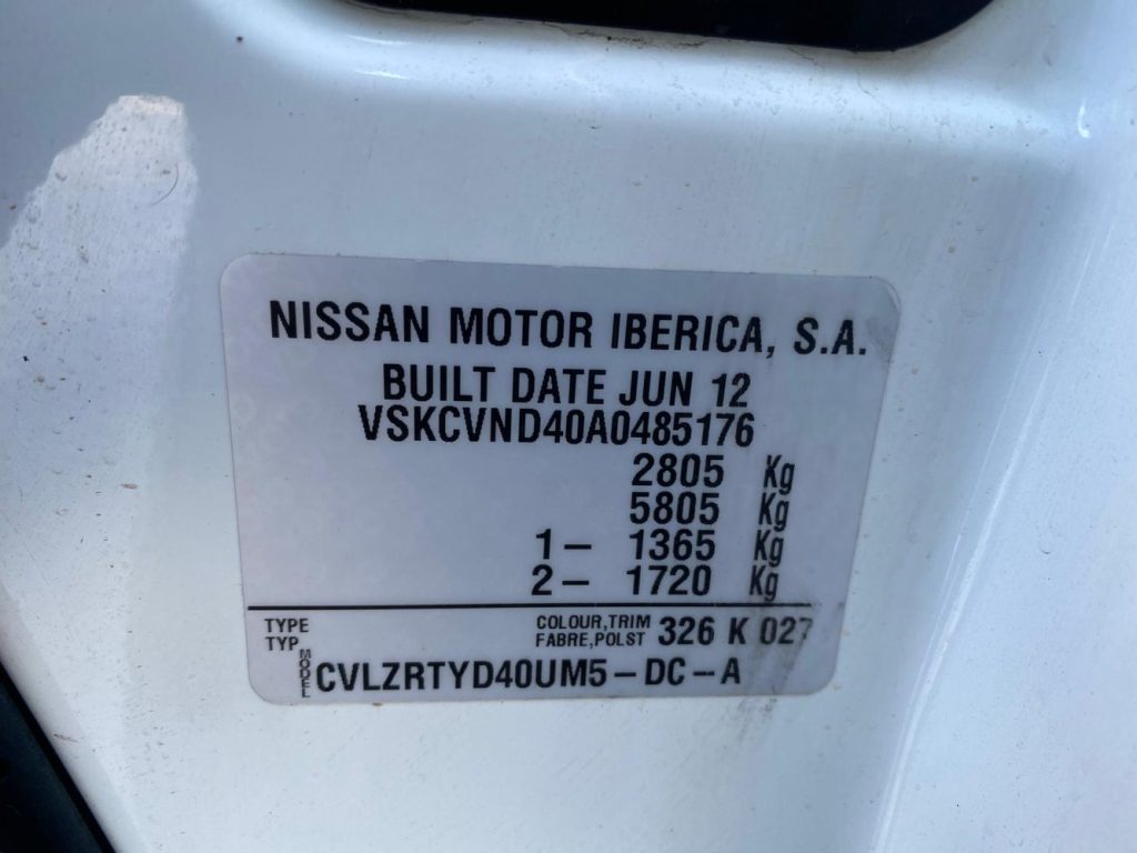 Nissan Navara 2012 D40 dCi 2.5L YD25DDTi DOHC 16v Turbo Diesel Direct Inj. 4cyl 126kW Utility AWD