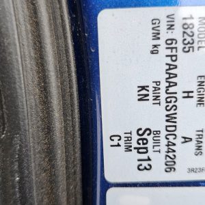 Car Wreckers - Ford Falcon 2013 Blue Auto Petrol