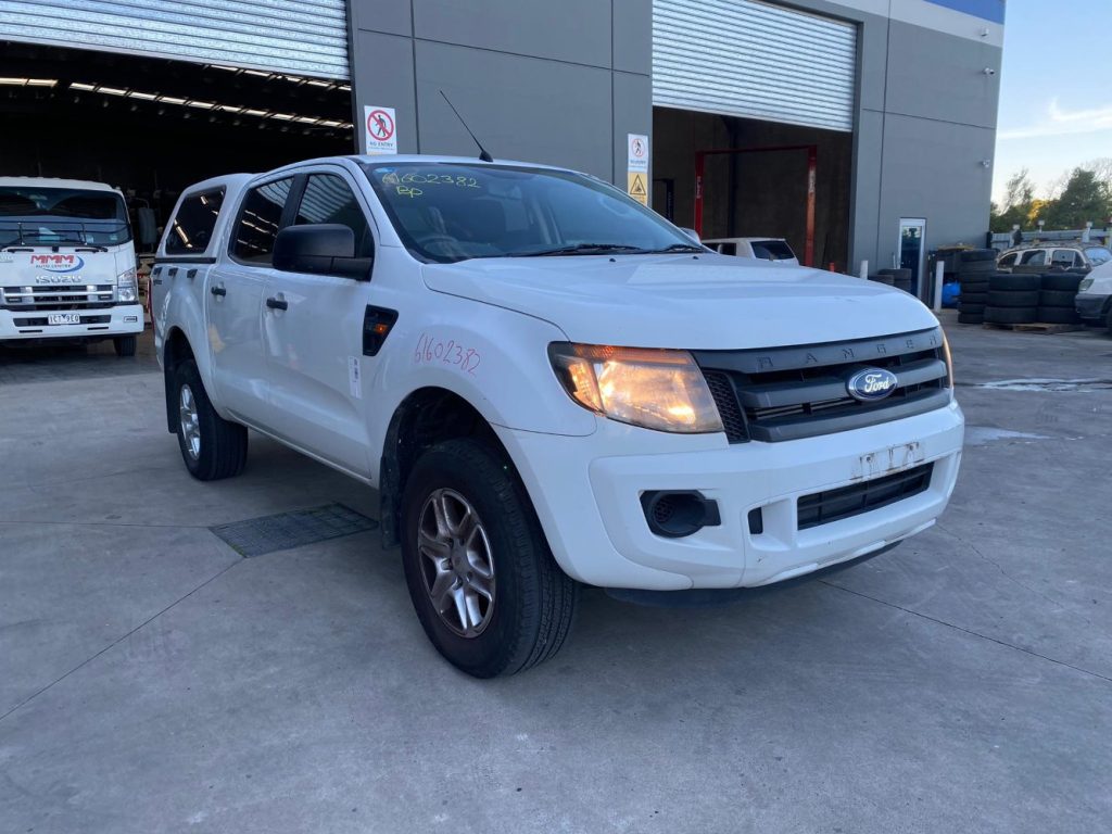 Car Wreckers - Ford Ranger 2013 White Auto Petrol
