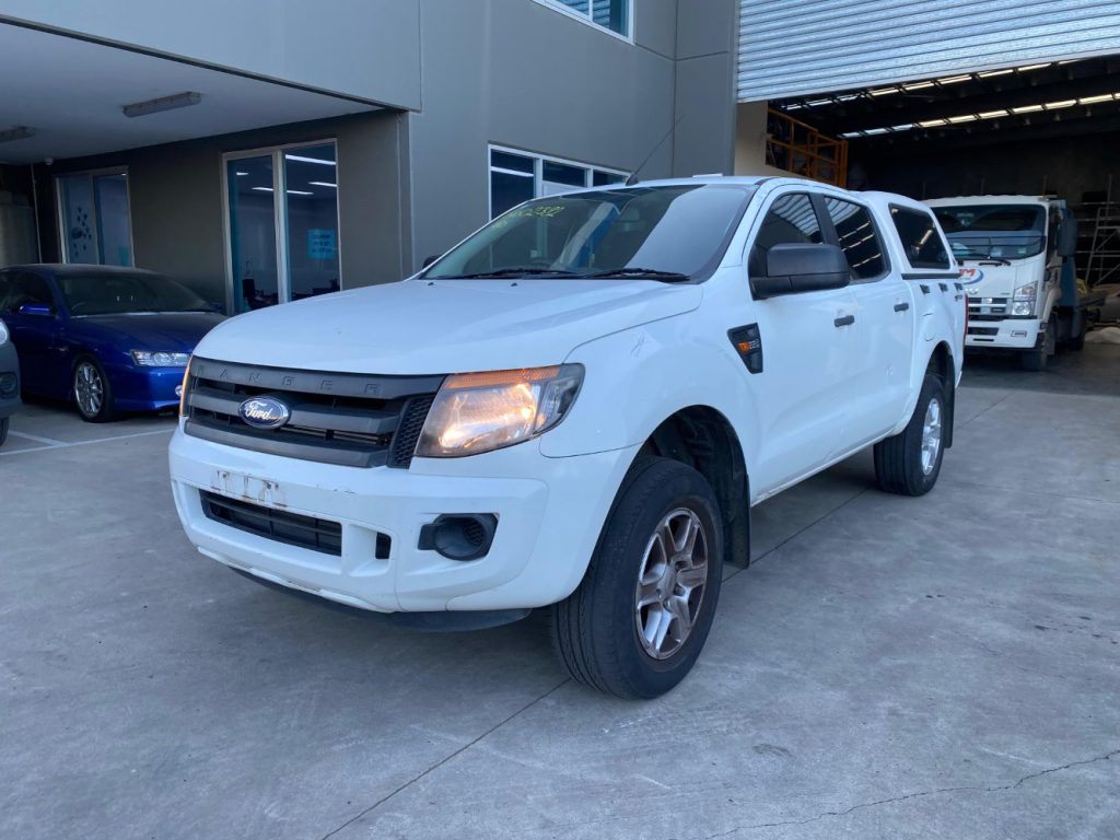 Car Wreckers - Ford Ranger 2013 White Auto Petrol